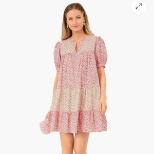 Tuckernuck Hyacinth House Multi Pink Floral Hana Mini Dress XS